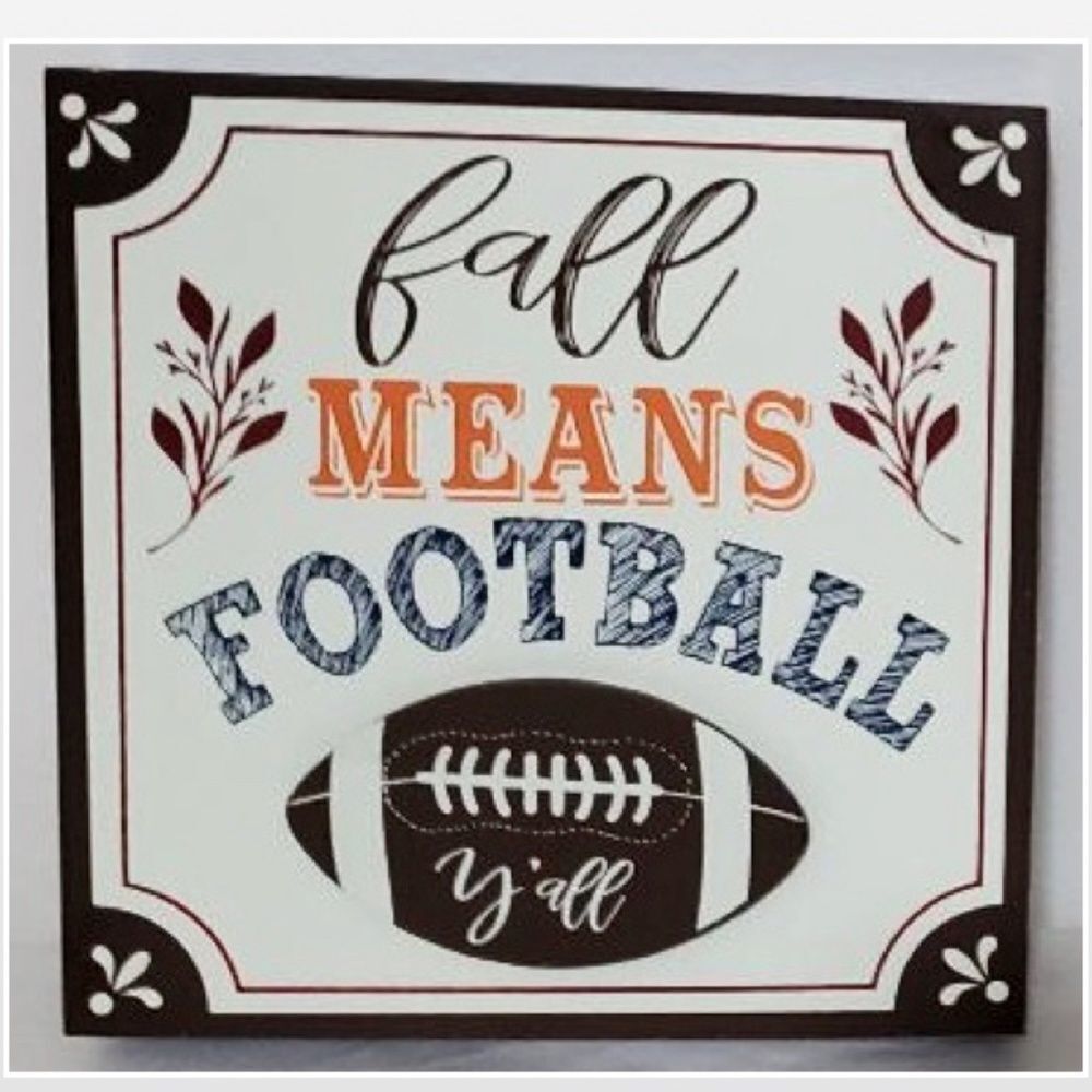 New Home Football Décor